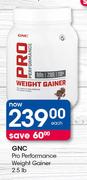 GNC Pro Performance Weight Gainer-2.5LB Each