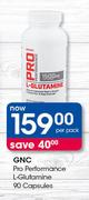 GNC Pro Performance L-Glutamine-90 Capsules Per Pack