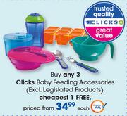Clicks Baby Feeding Accessories (Excl. Legislated Products)-Each