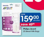 Philips Avent Breast Milk Bags-25 Per Pack