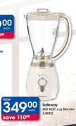 Safeway 400 Watt Jug Blender SJB002-Each