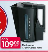 Mellerware 1.7Ltr Corded Kettle-Each