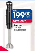 Safeway 300 Watt Hand Blender-Each