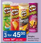 Pringles Savoury Snacks-3x110g Per Offer