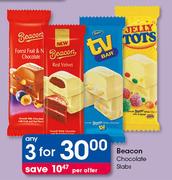 Beacon Chocolate Slabs-3 Per Offer