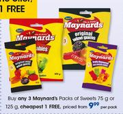 Maynard's Packs Of Sweets-75g Or 125g Per Pack
