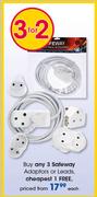 Safeway Adaptors Or Leads-Each