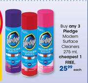 Pledge Surface Cleaners-275ml Each