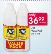 Jik Value Pack-2x1Ltr Per Pack