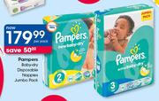 Pampers Baby Dry Disposable Nappies Jumbo Pack-Per Pack