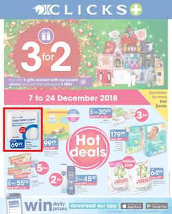 Clicks : You Pay Less (7 Dec - 24 Dec 2018), page 1