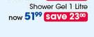 Satiskin Shower Gel 1Ltr-Each