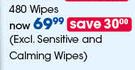 Clicks Made 4 Baby Wipes 480's(Excl Sensitive And Calming Wipes)-Each