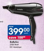 Babyliss 2100 Watt DC Hairdryer