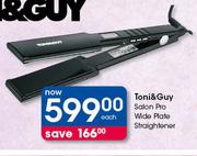 Toni&Guy Salon Pro Wide Plate Straightener