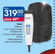 Wahl 20 Piece Color Code Combo(WC9314-1716)-Per Set