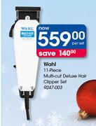 Wahl 11 Piece Multicut Deluxe Hair Clipper Set(9247-003)