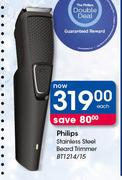 Philips Stainless Steel Beard Trimmer(BT1214/15)