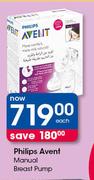 Philips Manual Breast Pump-Each