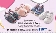 Clicks Made 4 Baby Baby Summer Shoes-Each