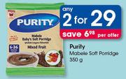 Purity Mabele Soft Porridge-2x350g Per Offer
