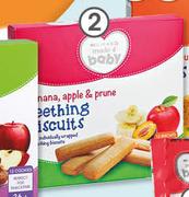 Clicks Made 4 Baby Teething Biscuits-2x170g Per Offer