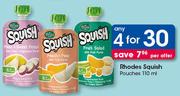 Rhodes Squish Pouches-4x110ml Per Offer