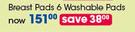 Avent Breast Pads 6 Washable Pads-Per Pack