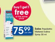 Salex Paediatric Metered Saline Spray-30ml Per Offer