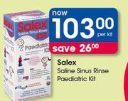 Salex Saline Sinus Rinse Paediatric Kit-Per Kit