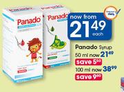 Panado Syrup-100ml Each