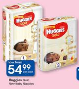 Huggies Gold New Baby Nappies-Per Pack