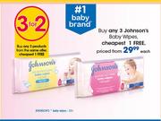 Johnson's Baby Wipes-Each