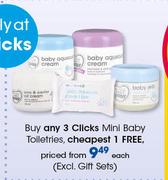 Clicks Mini Baby Toiletries-Each