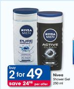 Nivea Shower Gel-2 x 250ml