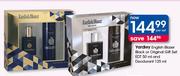 Yardley English Blazer Black Or Original Gift Set, EDT-50ml & Deodorant-125ml Per Set