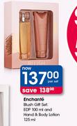 Enchante Blush Gift Set EDP-100ml & Hand & Body Lotion-125ml Per Set