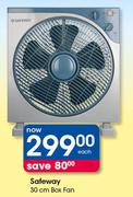 Safeway 30cm Box Fan-Each