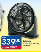 Safeway 30cm High Velocity Floor Fan-Each