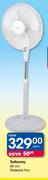 Safeway 40cm Pedestal Fan-Each