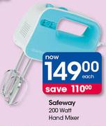 Safeway 200 Watt Hand Mixer-Each