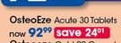 OsteoEze Acute 30 Tablets-Per Pack