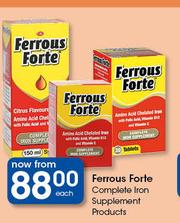 Special Ferrous Forte Complete Iron Supplement Products Each m