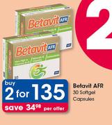 Betavit AFR 30 Softgel Capsules-For 2
