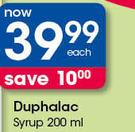 Duphalac Syrup-200ml Each