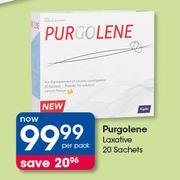 Purgolene Laxative 20 Sachets-Per Pack