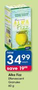 Alka Fizz Effervescent Granules-60g Each