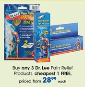 Dr. Lee Pain Releif Products-Each