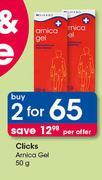 Clicks Arnica Gel-2x50g Per Offer