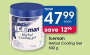 Iceman Herbal Cooling Gel-500g Each